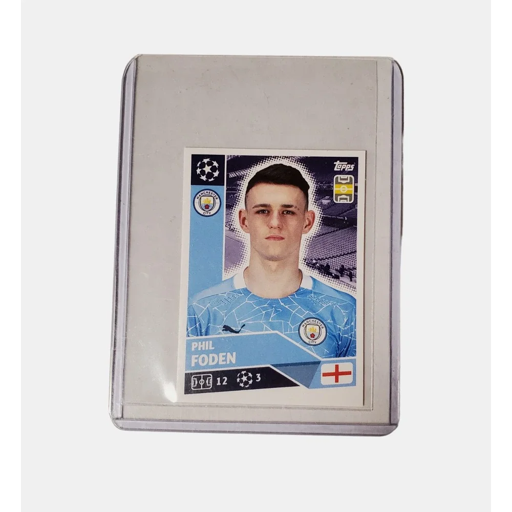 2020-21 Topps UEFA Champions League Soccer Phil Foden MCI14 Manchester City